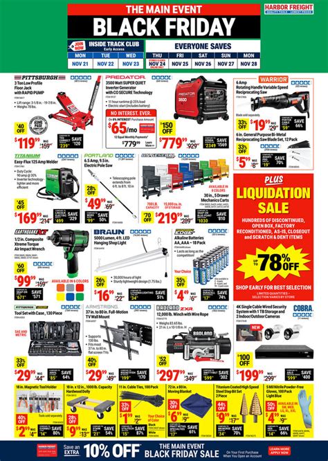 harbor freight black friday sales 2023|black friday toolbox deals.